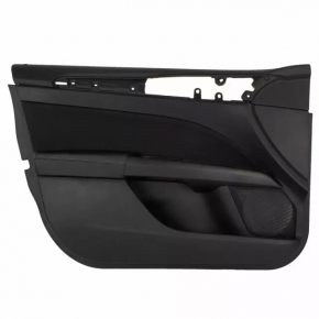 Door trim card front left Ford Fusion mk5 17-20 black, armrest leather, scratches,