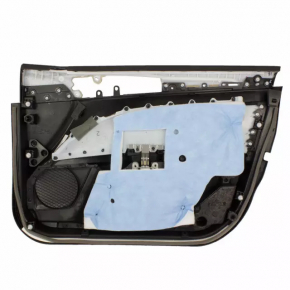 Door trim card front left Ford Fusion mk5 17-20 black, armrest leather, scratches,