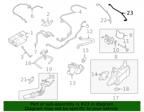 Lambda probe second Ford Escape MK4 2023-2025 hybrid, plug-in