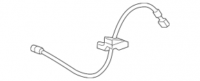 Brake hose rear right Chevrolet Volt 11-15