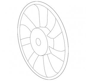 Cooling Fan Impeller Left Toyota Prius 50 Prime 17-22