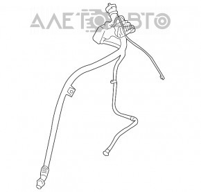Fuel filler neck Mercedes W164 ML