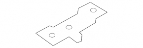 Rear left muffler bracket BMW X5 E70 07-13