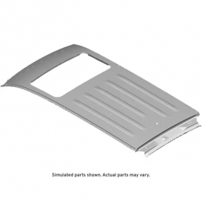Metal roof Chevrolet Equinox 10-17 under the hatch