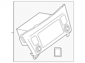 Nissan Rogue Radio Tape Recorder 17-