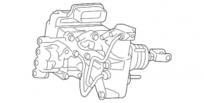 ABS complete with brake master cylinder for Toyota Prius V 12-14