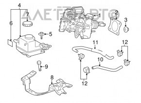 ABS complete with brake master cylinder for Toyota Prius V 12-14