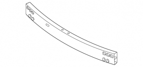 Nissan Murano z53 25-26 front bumper reinforcement