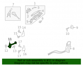 Front right door limiter Hyundai Ioniq 5 22-24