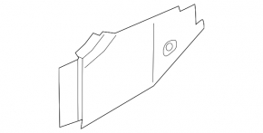 Center console trim side left Hyundai Ioniq 17-22 HEV, PHEV black