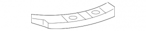 Front bumper mudguard left Audi A4 B9 17-19