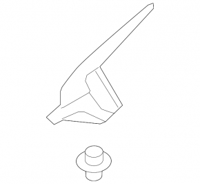 Windscreen wiper seal left Subaru Impreza 17-23 GK