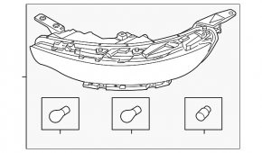 Daytime running light (DRL) left Kia Soul 20-22