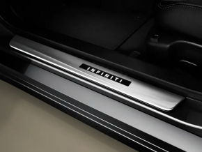 Door sill trim front right outer Infiniti Q50 14-24 with illumination