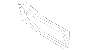 Lower radiator duct for Mercedes X247 GLB 20-26 M260