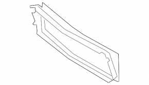 Lower radiator duct for Mercedes X247 GLB 20-26 M260