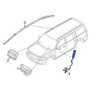 Airbag airbag left seat Ford Flex 09-19