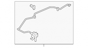 Cooling system return pipe tank-head Ford C-max MK2 13-18