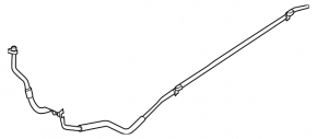 Air Conditioner Hose Rear Row Ford Explorer 16-19