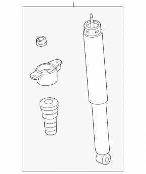 Shock absorber rear left Ford C-max MK2 13-18