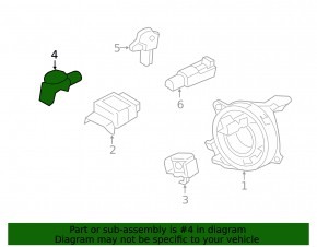Airbag sensor door left Ford C-max MK2 13-18