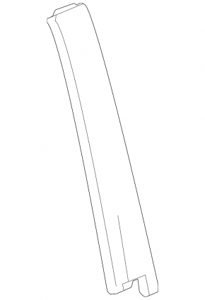 Door trim side rear right GMC Terrain 10-17