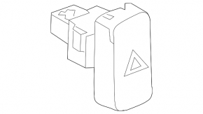 Nissan Leaf 18- Hazard Light Button