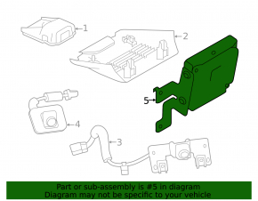 Nissan Altima 19-22 Camera Control Unit