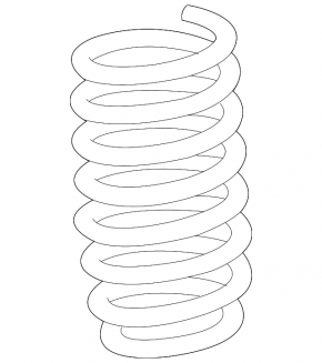 Rear left spring BMW 4 F33 14-20 convertible RWD