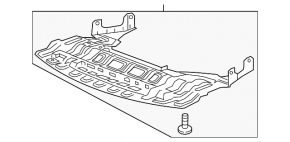 Buick Encore 17-22 front bumper lower guard