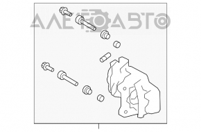 Caliper assembly rear right Nissan Altima 19-19 awd electric