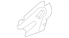 Windscreen wiper pan seal right Mini Cooper F56 3d 14-