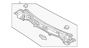 Metal wiper pan for Toyota Avalon 2012