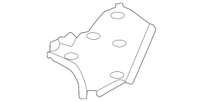 Front left fender bracket for Nissan Ariya 23-25
