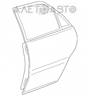 Bare rear right door for a 1998 Lexus RX300