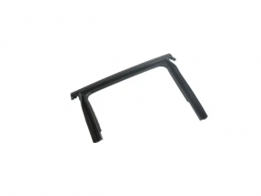 Upper rear right door molding Jeep Compass 17-24 black with glass seal