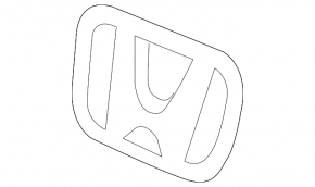 Honda Accord 13-17 Grille Emblem