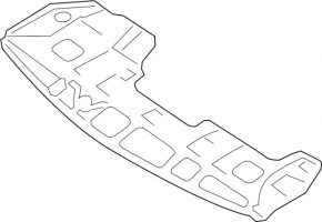 Front bumper protection for Nissan Pathfinder 17-20 rest.