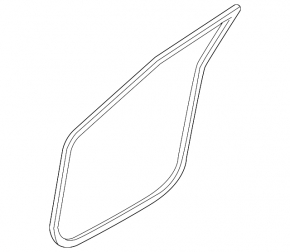 Door seal front right Infiniti FX35 FX45 03-08 beige