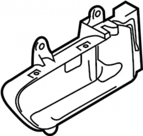 Inner rear left door handle for Infiniti FX35 FX45 03-06