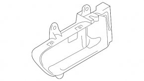 Inner rear left door handle for Infiniti FX35 FX45 03-06