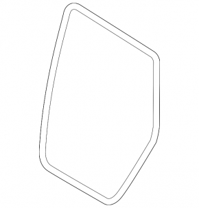Door seal rear left Audi Q5 8R 09-17