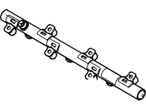 Fuel rail right Ford Explorer 13-19 sport