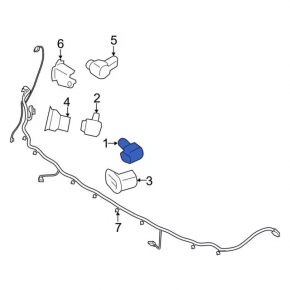Rear parking sensors Ford Transit Connect MK2 13-