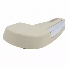 Rear left seat release handle for Lincoln MKX 2016-2018, beige, chrome, worn