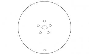 Wheel cap R17 Toyota Rav4 13-18