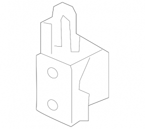 Door hinge lower rear left Audi Q7 4L 10-15