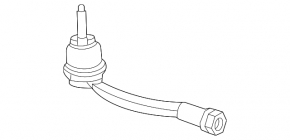 Steering rod with tip right Hyundai Santa FE 19-20 KOR
