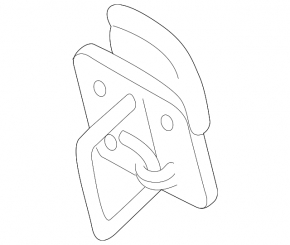 Hood lock bracket VW Golf 15-