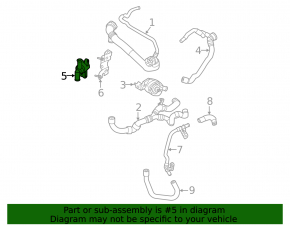 Cooling system valve VW Jetta 19-